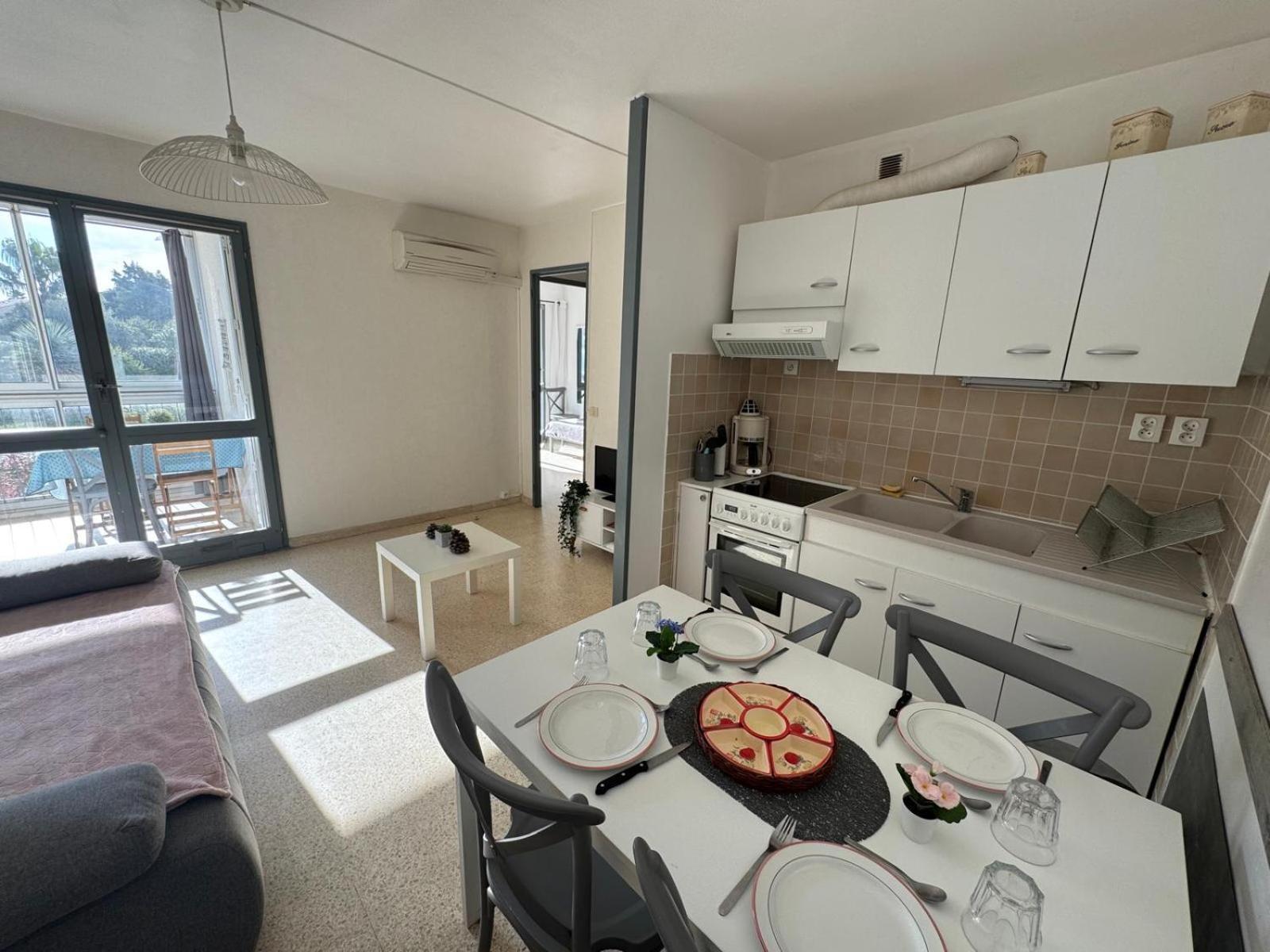 Sol-Y-Days Goelette, Agreable Appartement En Rdc Avec Parking, Proche Du Centre-Ville Et De La Plage 勒格罗-迪鲁瓦 外观 照片